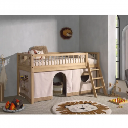 Vipack Kardin poolkõrgele voodile Forrest (roosa)