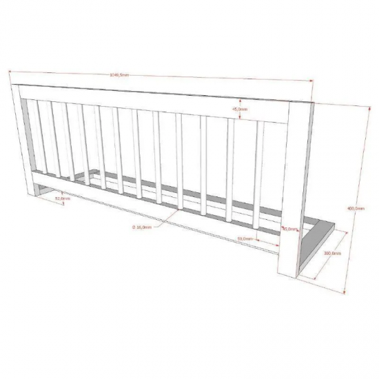 Vipack Voodipiire Forrest (valge)