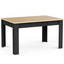 Söögilaud Kent 90x140 cm (tamm/tumehall)