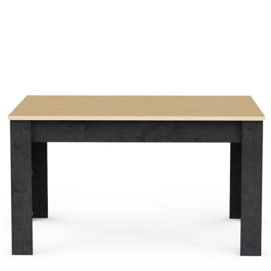 Söögilaud Kent 90x140 cm (tamm/tumehall)