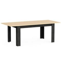 Pikendatav söögilaud Kent 90x155/205 cm (tamm/tumehall)