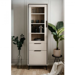 Vitriinkapp Arona 1u1s (capuccino/must) Vitriinkapp Arona 1u1s (capuccino/must)