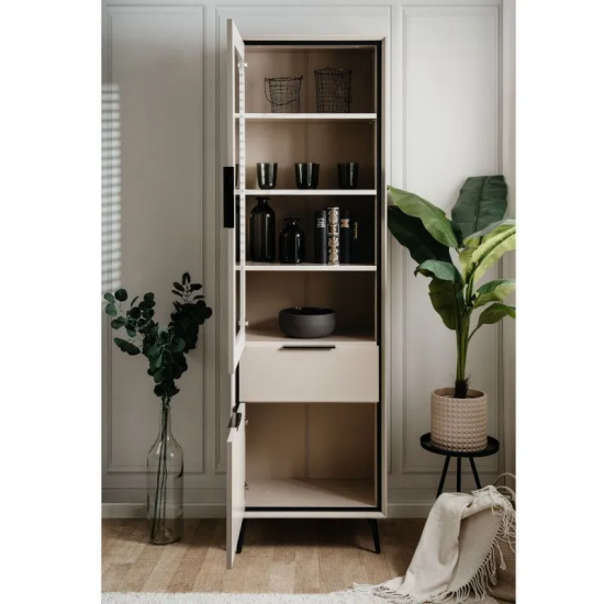 Vitriinkapp Arona 1u1s (capuccino/must) Vitriinkapp Arona 1u1s (capuccino/must)