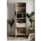 Vitriinkapp Arona 1u1s (capuccino/must) Vitriinkapp Arona 1u1s (capuccino/must)