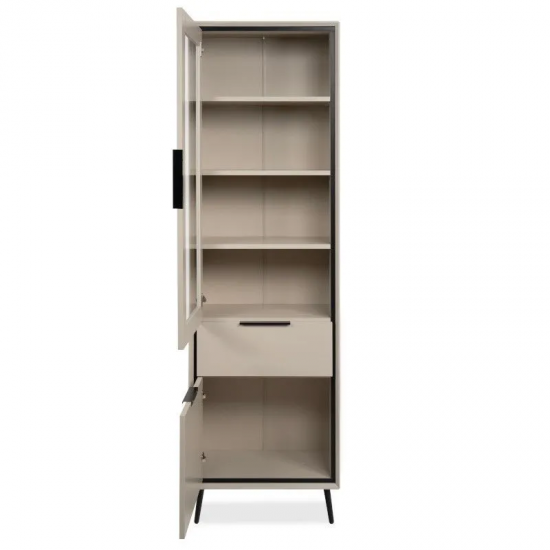 Vitriinkapp Arona 1u1s (capuccino/must) Vitriinkapp Arona 1u1s (capuccino/must)