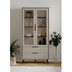 Vitriinkapp Arona 2u2s (capuccino/must) Vitriinkapp Arona 2u2s (capuccino/must)