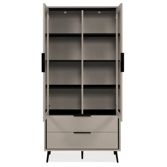 Vitriinkapp Arona 2u2s (capuccino/must) Vitriinkapp Arona 2u2s (capuccino/must)