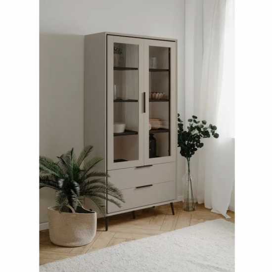 Vitriinkapp Arona 2u2s (capuccino/must) Vitriinkapp Arona 2u2s (capuccino/must)