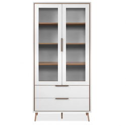 Vitriinkapp Arona 2u2s (valge/artisan tamm) Vitriinkapp Arona 2u2s (valge/artisan tamm)