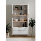 Vitriinkapp Arona 2u2s (valge/artisan tamm) Vitriinkapp Arona 2u2s (valge/artisan tamm)