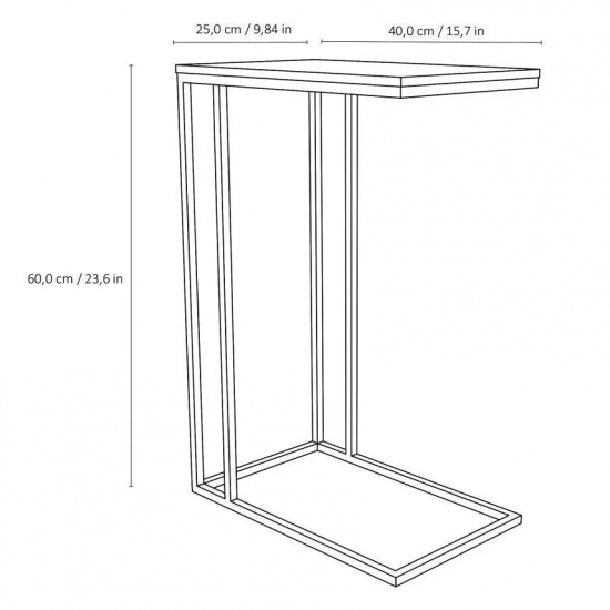 CoreOne abilaud Asto H60 (pruun/tamm) CoreOne abilaud Asto H60 (pruun/tamm)