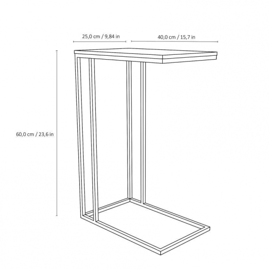 CoreOne abilaud Asto H60 (pruun/tamm) CoreOne abilaud Asto H60 (pruun/tamm)