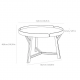CoreOne diivanilaud Trie D72 (tamm) CoreOne diivanilaud Trie D72 (tamm)