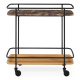 CoreOne abilaud ratastel Trolley 70x40 (pruun/tamm) CoreOne abilaud ratastel Trolley 70x40 (pruun/tamm)