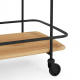 CoreOne abilaud ratastel Trolley 70x40 (pruun/tamm) CoreOne abilaud ratastel Trolley 70x40 (pruun/tamm)