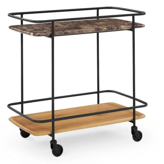 CoreOne abilaud ratastel Trolley 70x40 (pruun/tamm) CoreOne abilaud ratastel Trolley 70x40 (pruun/tamm)