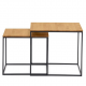 CoreOne abilaudade komplekt Asto 2 tk (tamm/tumehall) CoreOne abilaudade komplekt Asto 2 tk (tamm/tumehall)