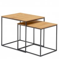 CoreOne abilaudade komplekt Asto 2 tk (tamm/tumehall) CoreOne abilaudade komplekt Asto 2 tk (tamm/tumehall)