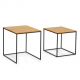 CoreOne abilaudade komplekt Asto 2 tk (tamm/tumehall) CoreOne abilaudade komplekt Asto 2 tk (tamm/tumehall)