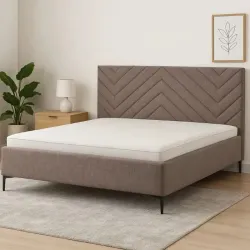 Pesukastiga voodi Babine 180x200 cm (taupe)