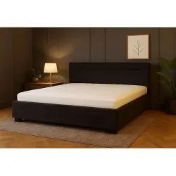 Pesukastiga voodi Bellis 180x200 cm (tumehall)