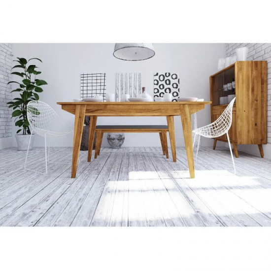 Laud Vintage 90x140 cm (metsik õlitatud tamm)