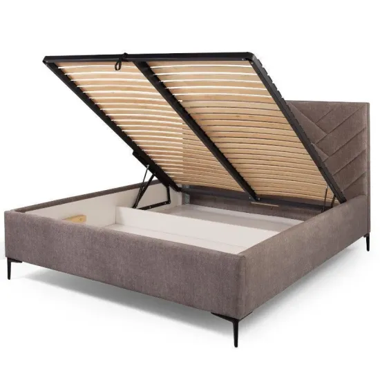 Pesukastiga voodi Babine 120x200 cm (taupe)