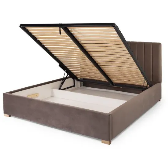 Pesukastiga voodi Pilate 140x200 cm (taupe)