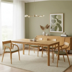 CoreOne pikendatav söögilaud Aurora 95x200/300 cm (hele tamm) CoreOne pikendatav söögilaud Aurora 95x200/300 cm (hele tamm)
