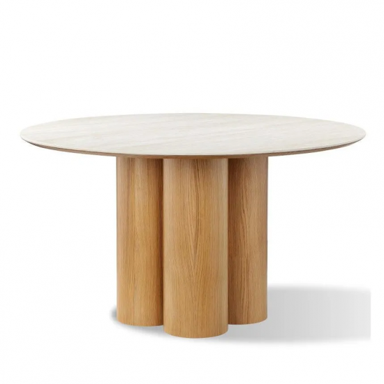 Söögilaud Oliin D120 (tamm/helebeež)