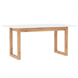 Pikendatav söögilaud Denver 90x160/200 cm (artisan tamm/valge)