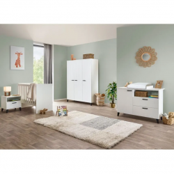 Riidekapp Evy 2u (valge)