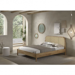 Vipack Voodi Olive Rattan 160x200 cm (tamm)