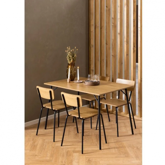 Söögilaud 120x80 cm (metsik tamm)