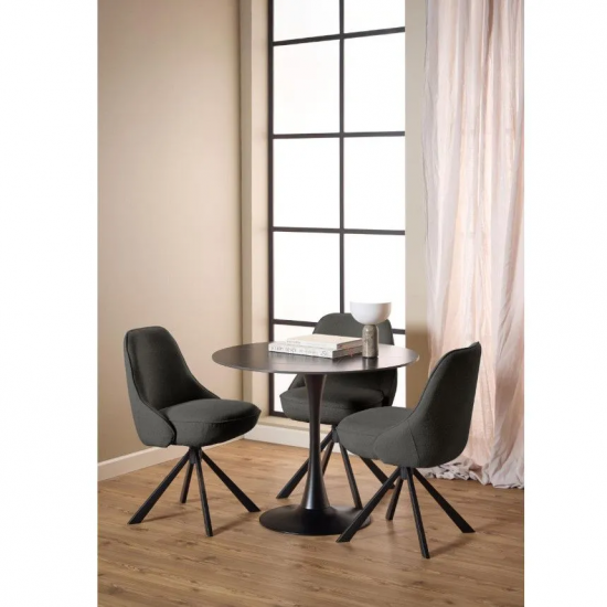 Söögilaud Matilda D90 (must)