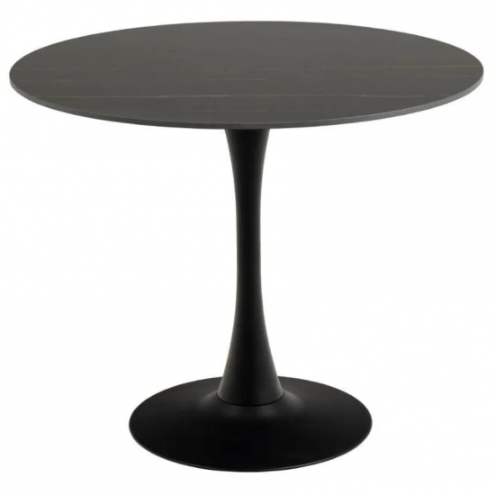 Söögilaud Matilda D90 (must)