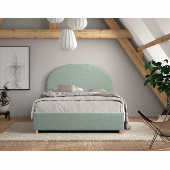 Vipack Pesukastiga voodi Moon 140x200 cm (roheline)