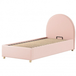 Vipack Pesukastiga voodi Moon 90x200 cm (roosa)