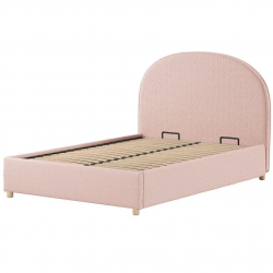 Vipack Pesukastiga voodi Moon 140x200 cm (roosa)