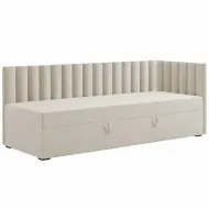 Pesukastiga voodi Klaus parem 90x200 cm (naturaalvalge)