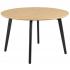 Söögilaud Ziida D120 (tamm/must)