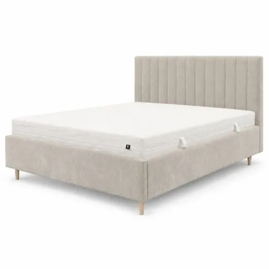 Pesukastiga voodi Carolina 160x200 cm (taupe)