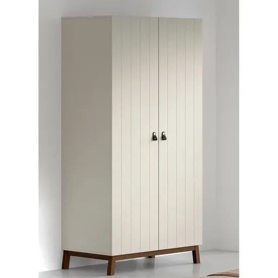 Vipack riidekapp Sezane 2u (savihall/pähkel)