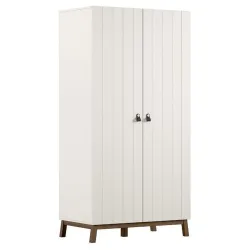 Vipack riidekapp Sezane 2u (savihall/pähkel)