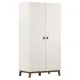 Vipack riidekapp Sezane 2u (savihall/pähkel)