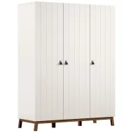 Vipack riidekapp Sezane 3u (savihall/pähkel)