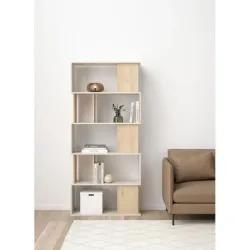 Raamaturiiul Maze H173 (hickory/kašmiir)