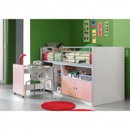 Kompaktvoodi Bonny (valge/roosa)