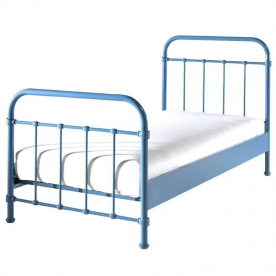 Vipack Metallvoodi New York 90x200 cm (sinine)