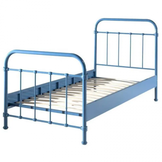 Vipack Metallvoodi New York 90x200 cm (sinine)